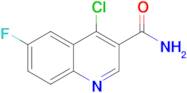 4-Chloro-6-fluoroquinoline-3-carboxamide