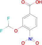 3-(Difluoromethoxy)-4-nitrobenzoic acid