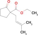 Ethyl 1-(3-methylbut-2-en-1-yl)-2-oxocyclopentane-1-carboxylate