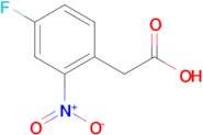 2-(4-Fluoro-2-nitrophenyl)acetic acid