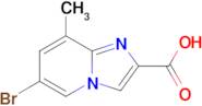 6-Bromo-8-methylimidazo[1,2-a]pyridine-2-carboxylic acid