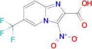 3-Nitro-6-(trifluoromethyl)imidazo[1,2-a]pyridine-2-carboxylic acid