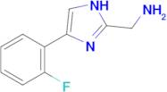1-[4-(2-fluorophenyl)-1H-imidazol-2-yl]methanamine