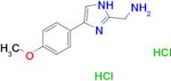 1-[4-(4-methoxyphenyl)-1H-imidazol-2-yl]methanamine dihydrochloride