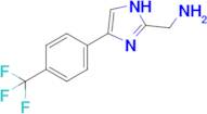 1-{4-[4-(trifluoromethyl)phenyl]-1H-imidazol-2-yl}methanamine