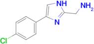 1-[4-(4-chlorophenyl)-1H-imidazol-2-yl]methanamine