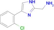 1-[4-(2-chlorophenyl)-1H-imidazol-2-yl]methanamine