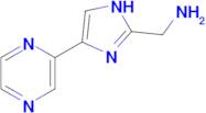 1-[4-(pyrazin-2-yl)-1H-imidazol-2-yl]methanamine