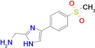 1-[4-(4-methanesulfonylphenyl)-1H-imidazol-2-yl]methanamine