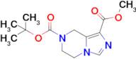 7-(tert-Butyl) 1-methyl 5,6-dihydroimidazo[1,5-a]pyrazine-1,7(8H)-dicarboxylate