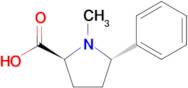 (2S,5S)-1-Methyl-5-phenylpyrrolidine-2-carboxylic acid