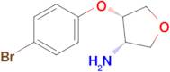 (3S,4S)-4-(4-Bromophenoxy)tetrahydrofuran-3-amine