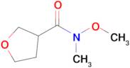 N-methoxy-N-methyltetrahydrofuran-3-carboxamide