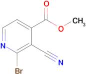 Methyl 2-bromo-3-cyanoisonicotinate