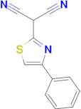 2-(4-phenyl-1,3-thiazol-2-yl)propanedinitrile