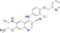 N-[4-[[3-Chloro-4-(2-pyridinylmethoxy)phenyl]amino]-3-cyano-7-ethoxy-6-quinolinyl]formamide