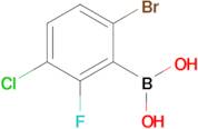 (6-Bromo-3-chloro-2-fluorophenyl)boronic acid