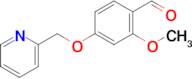 2-Methoxy-4-(pyridin-2-ylmethoxy)benzaldehyde