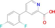 4-(2,4-Difluorophenyl)picolinic acid