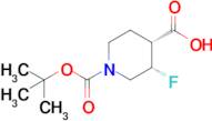 (3S,4R)-1-(tert-Butoxycarbonyl)-3-fluoropiperidine-4-carboxylic acid