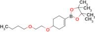 2-(4-(2-Butoxyethoxy)cyclohex-1-en-1-yl)-4,4,5,5-tetramethyl-1,3,2-dioxaborolane