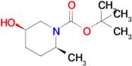 tert-Butyl (2S,5R)-5-hydroxy-2-methylpiperidine-1-carboxylate