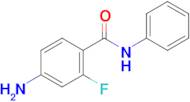 4-Amino-2-fluoro-N-phenylbenzamide