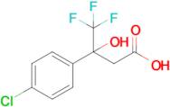 3-(4-Chlorophenyl)-4,4,4-trifluoro-3-hydroxybutanoic acid