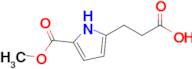 3-(5-(Methoxycarbonyl)-1H-pyrrol-2-yl)propanoic acid