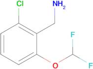 (2-Chloro-6-(difluoromethoxy)phenyl)methanamine