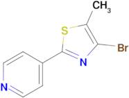 4-Bromo-5-methyl-2-(pyridin-4-yl)thiazole