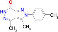 3,4-Dimethyl-2-(p-tolyl)-2,6-dihydro-7H-pyrazolo[3,4-d]pyridazin-7-one