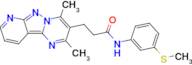 3-(2,4-Dimethylpyrido[2',3':3,4]pyrazolo[1,5-a]pyrimidin-3-yl)-N-(3-(methylthio)phenyl)propanamide