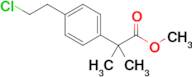 Methyl 2-(4-(2-chloroethyl)phenyl)-2-methylpropanoate