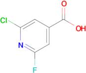 2-Chloro-6-fluoroisonicotinic acid