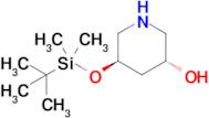 (3R,5R)-5-((tert-Butyldimethylsilyl)oxy)piperidin-3-ol