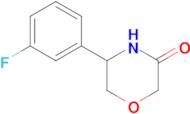 5-(3-Fluorophenyl)morpholin-3-one