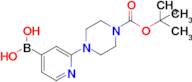 (2-(4-(tert-Butoxycarbonyl)piperazin-1-yl)pyridin-4-yl)boronic acid