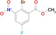 Methyl 2-bromo-5-fluoro-3-nitrobenzoate