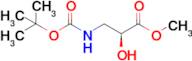 Methyl (S)-3-((tert-butoxycarbonyl)amino)-2-hydroxypropanoate