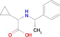 (S)-2-Cyclopropyl-2-(((S)-1-phenylethyl)amino)acetic acid