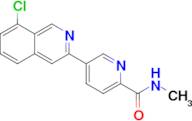 5-(8-Chloroisoquinolin-3-yl)-N-methylpicolinamide