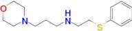 3-morpholino-N-(2-(phenylthio)ethyl)propan-1-amine