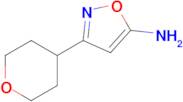 3-(Tetrahydro-2H-pyran-4-yl)isoxazol-5-amine