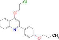 4-(2-Chloroethoxy)-2-(4-propoxyphenyl)quinoline