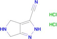 2,4,5,6-Tetrahydropyrrolo[3,4-c]pyrazole-3-carbonitrile dihydrochloride