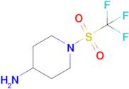 1-((Trifluoromethyl)sulfonyl)piperidin-4-amine