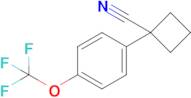 1-(4-(Trifluoromethoxy)phenyl)cyclobutane-1-carbonitrile