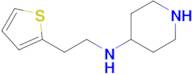 N-(2-(Thiophen-2-yl)ethyl)piperidin-4-amine