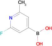 (2-Fluoro-6-methylpyridin-4-yl)boronic acid